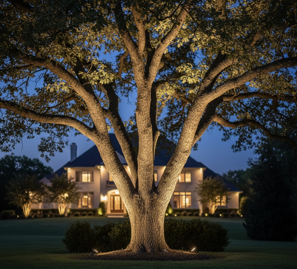 Landscape Lighting Integration